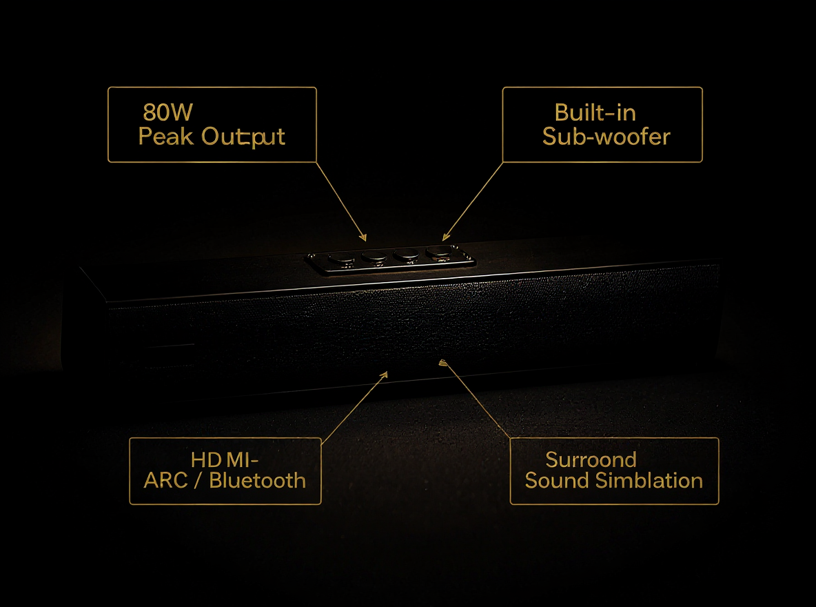 Stage Soundbar 80W — Features