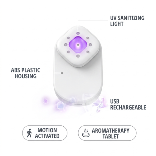 LumaClean UV Toilet Sanitizer — key features