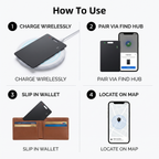 SlimTrack Android Tracker Card — how to use step by step