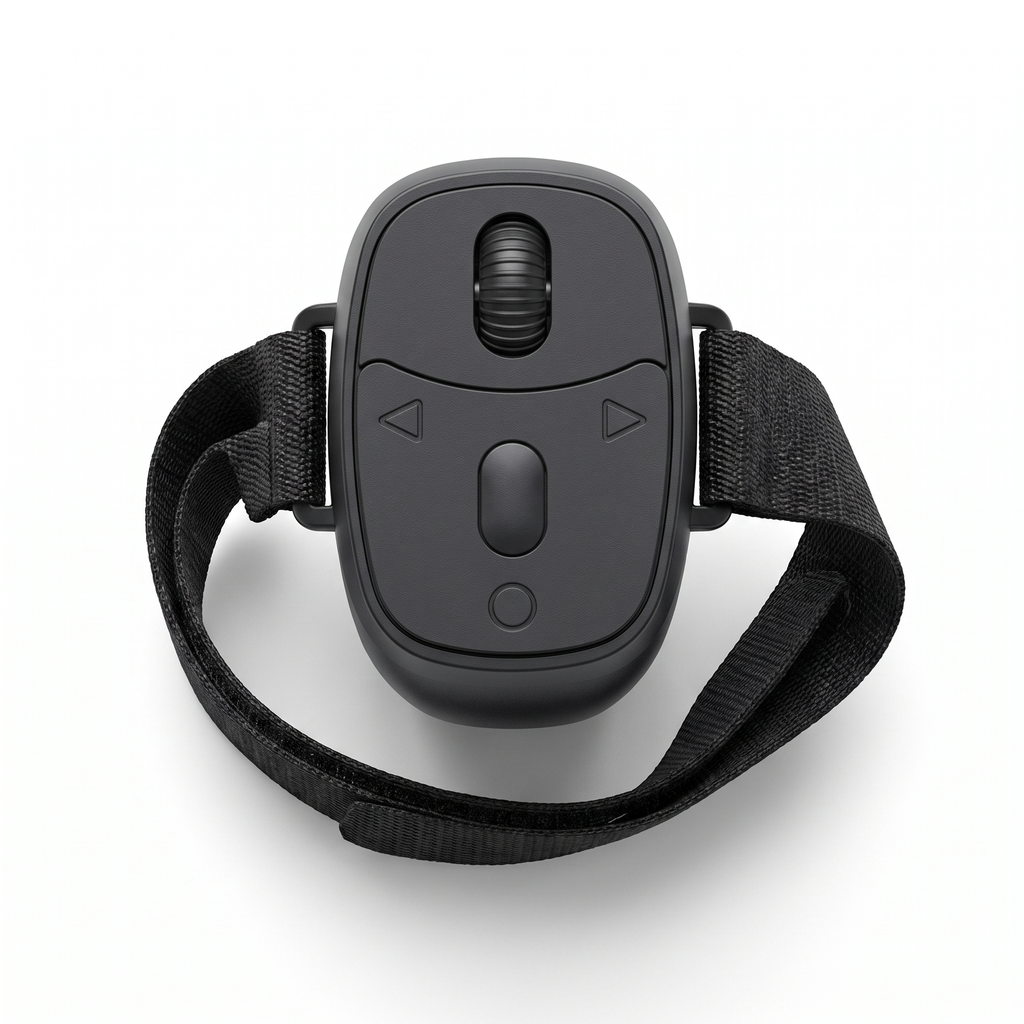 FlickRing Bluetooth Scroll Remote — top-down view