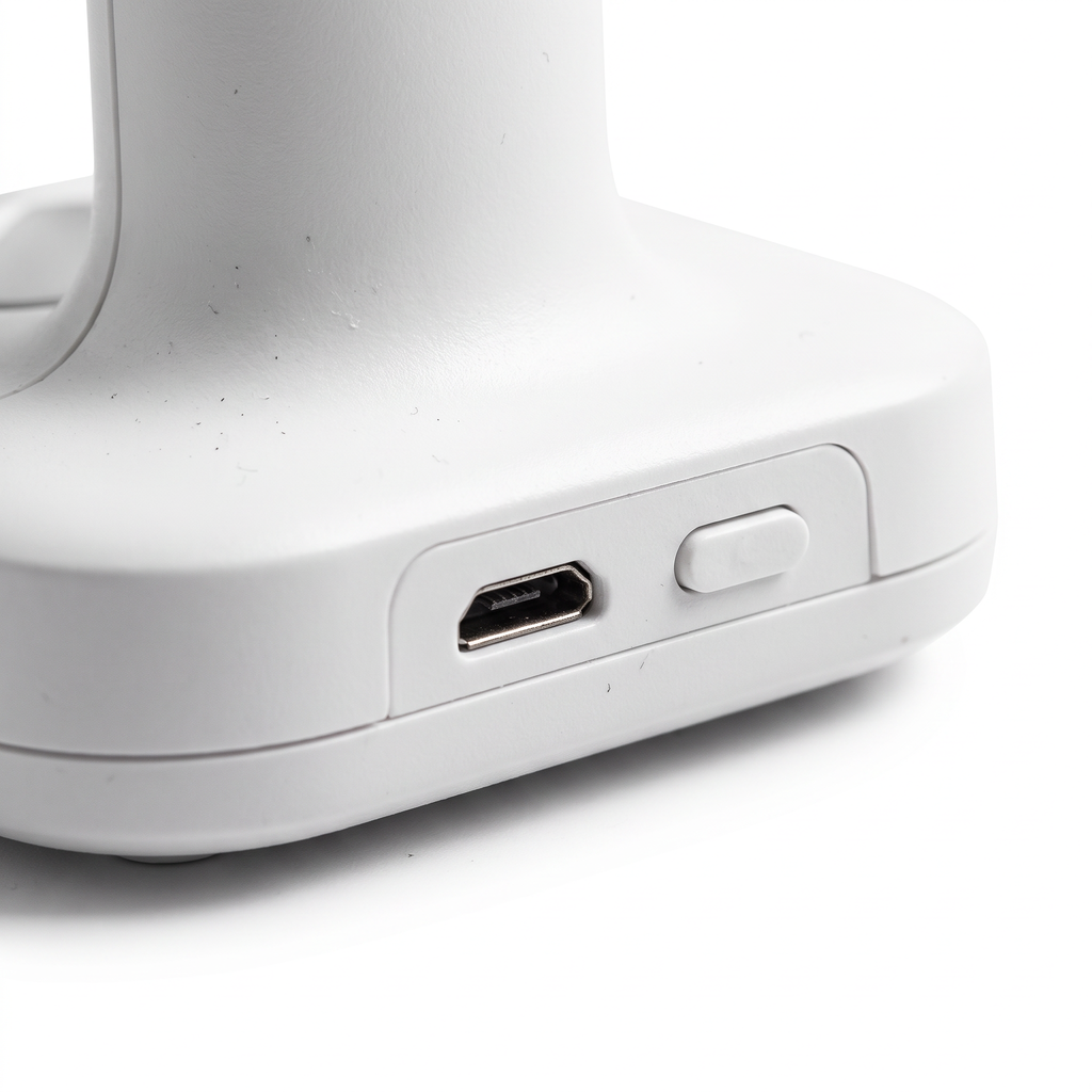 LumaClean UV Toilet Sanitizer — USB port and control detail