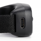 FlickRing Bluetooth Scroll Remote — USB-C port closeup