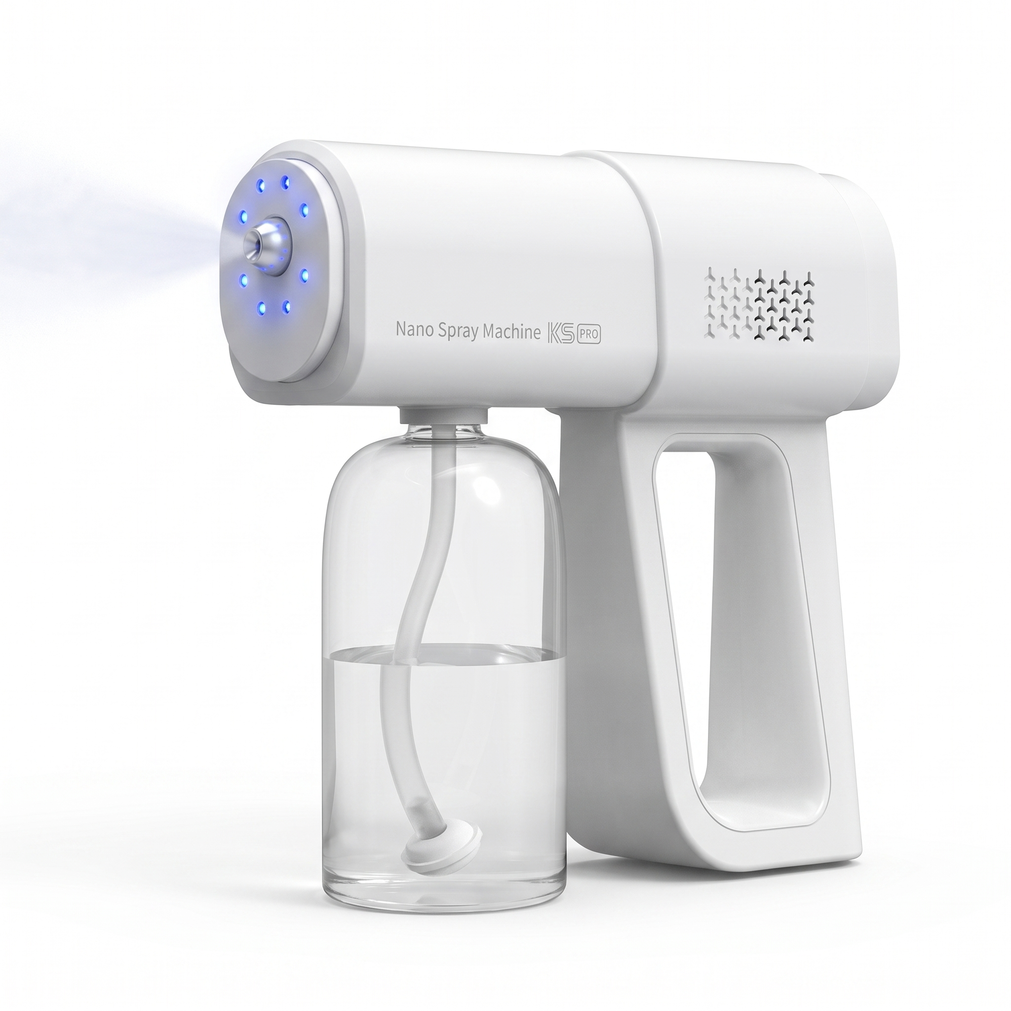 AeroClean Nano Sanitizer Gun — spraying nano mist