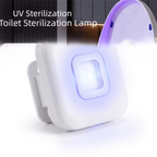 LumaClean UV Toilet Sanitizer — UV light in operation
