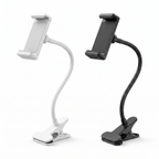 FlexArm Gooseneck Phone Holder — available in white and black